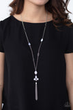 Paparazzi "Eden Dew" White Necklace & Earring Set Paparazzi Jewelry