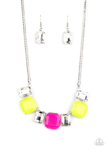 Paparazzi "Royal Crest" Yellow Necklace & Earring Set Paparazzi Jewelry