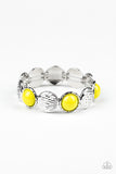 Paparazzi "Boardwalk Boho" Yellow Bracelet Paparazzi Jewelry