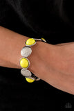 Paparazzi "Boardwalk Boho" Yellow Bracelet Paparazzi Jewelry