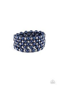 Paparazzi "Rich Royal" Blue Bracelet Paparazzi Jewelry