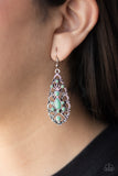 Paparazzi "Fantastically Fanciful" Green Earrings Paparazzi Jewelry