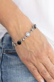 Paparazzi "Stargazing Sparkle" Black Bracelet Paparazzi Jewelry