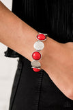 Paparazzi "Boardwalk Boho" Red Bracelet Paparazzi Jewelry