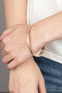 Paparazzi "Power Move" Gold Bracelet Paparazzi Jewelry