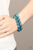 Paparazzi "Bubble Blast Off" Blue Bracelet Paparazzi Jewelry