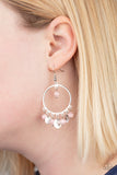 Paparazzi VINTAGE VAULT "Bubbly Buoyancy" Pink Earrings Paparazzi Jewelry