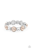 Paparazzi "Elegant Entertainment" Brown Bracelet Paparazzi Jewelry