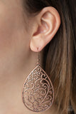 Paparazzi "Grapevine Grandeur" Copper Earrings Paparazzi Jewelry