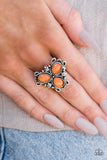 Paparazzi "Ambrosial Garden" FASHION FIX Orange Ring Paparazzi Jewelry
