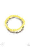 Paparazzi "Dewy Dandelions" FASHION FIX Yellow Bracelet Paparazzi Jewelry