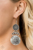 Paparazzi "Garden Adventure" FASHION FIX Silver Earrings Paparazzi Jewelry