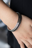 Paparazzi "Flawless Flaunter" Black Bracelet Paparazzi Jewelry