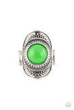 Paparazzi "Sunny Sensations" Green Ring Paparazzi Jewelry