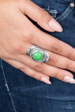 Paparazzi "Sunny Sensations" Green Ring Paparazzi Jewelry