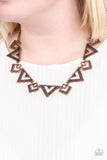 Paparazzi VINTAGE VAULT "Giza Goals" Copper Necklace & Earring Set Paparazzi Jewelry