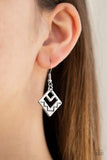 Paparazzi VINTAGE VAULT "Giza Goals" Silver Necklace & Earring Set Paparazzi Jewelry