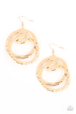 Paparazzi "Modern Relic" Gold Earrings Paparazzi Jewelry