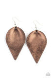 Paparazzi VINTAGE VAULT "Enchanted Shimmer" Brown Earrings Paparazzi Jewelry