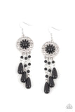 Paparazzi "Dreams Can Come True" Black Earrings Paparazzi Jewelry