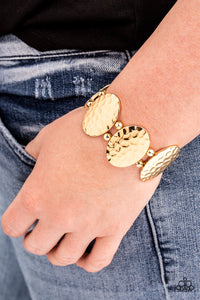 Paparazzi "Radial Reflections" Gold Bracelet Paparazzi Jewelry