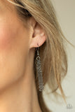 Paparazzi "Dizzying Decor" Black Necklace & Earring Set Paparazzi Jewelry