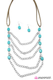 Paparazzi "Unearthed - Blue" necklace Paparazzi Jewelry