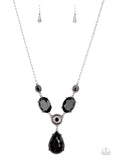 Paparazzi "Heirloom Hideaway" Black Necklace & Earring Set Paparazzi Jewelry