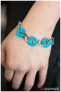 Paparazzi "Full DISClosure - Blue" bracelet Paparazzi Jewelry