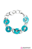 Paparazzi "Full DISClosure - Blue" bracelet Paparazzi Jewelry