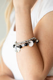 Paparazzi "Charming Treasure" Black Bracelet Paparazzi Jewelry