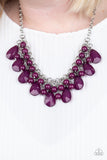 Paparazzi "Endless Effervescence" Purple Necklace & Earring Set Paparazzi Jewelry