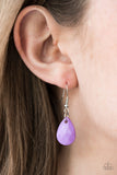 Paparazzi "Colorfully Clustered" FASHION FIX Purple Necklace & Earring Set Paparazzi Jewelry