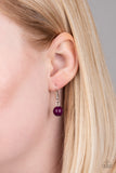 Paparazzi "Bubbly Boardwalk" Purple Necklace & Earring Set Paparazzi Jewelry