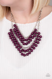 Paparazzi "Bubbly Boardwalk" Purple Necklace & Earring Set Paparazzi Jewelry