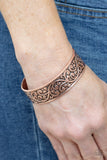 Paparazzi "Read The VINE Print" Copper Bracelet Paparazzi Jewelry