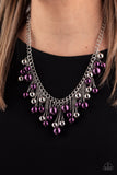 Paparazzi "City Celebrity" Purple Necklace & Earring Set Paparazzi Jewelry