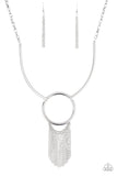 Paparazzi "Pharaoh Paradise" Silver Necklace & Earring Set Paparazzi Jewelry