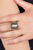 Paparazzi "Stacked Stunner" Brass Ring Paparazzi Jewelry