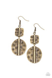 Paparazzi "Lure Allure" Brass Earrings Paparazzi Jewelry