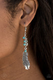 Paparazzi "Find Your Flock" FASHION FIX Blue Earrings Paparazzi Jewelry