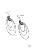 Paparazzi "Shimmer Surge" Black Earrings Paparazzi Jewelry