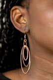 Paparazzi VINTAGE VAULT "Shimmer Surge" Rose Gold Earrings Paparazzi Jewelry