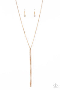 Paparazzi "Inner STARLIGHT" Gold Necklace & Earring Set Paparazzi Jewelry