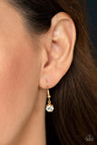 Paparazzi "Top Dollar Diva" Gold Necklace & Earring Set Paparazzi Jewelry