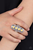 Paparazzi "Terra Trinket" Yellow Ring Paparazzi Jewelry