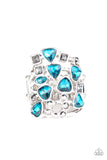 Paparazzi "Glitter Flirt" Blue Ring Paparazzi Jewelry