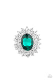 Paparazzi VINTAGE VAULT "Secret Garden Glow" Green Ring Paparazzi Jewelry