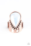 Paparazzi "Opal Mist" Copper Ring Paparazzi Jewelry