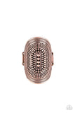 Paparazzi "Dotted Decor" Copper Ring Paparazzi Jewelry